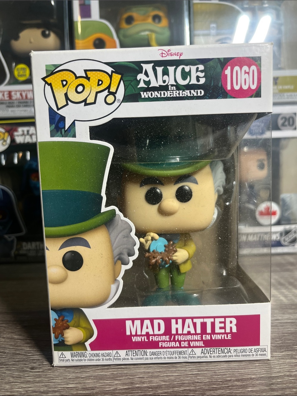 Funko Pop! Mad Hatter Vinyl Figure - Green, Yellow, Teal